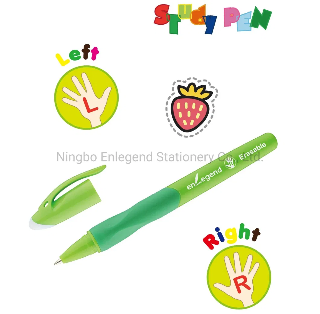 EG9200E Soft Grip Erasable Friction Office Supply Stationery Pen with Left and Right Hand