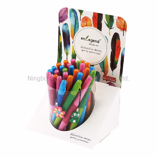 PG9207 Выдвижная гелевая ручка со стираемыми чернилами для канцелярских товаров и ручкой